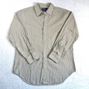 Polo Ralph Lauren Striped Dress Shirt Long Sleeve Classic Fit Mens Size‎ 16